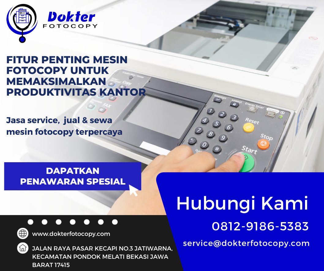 Service Mesin Fotocopy Cipinang Muara Terpercaya